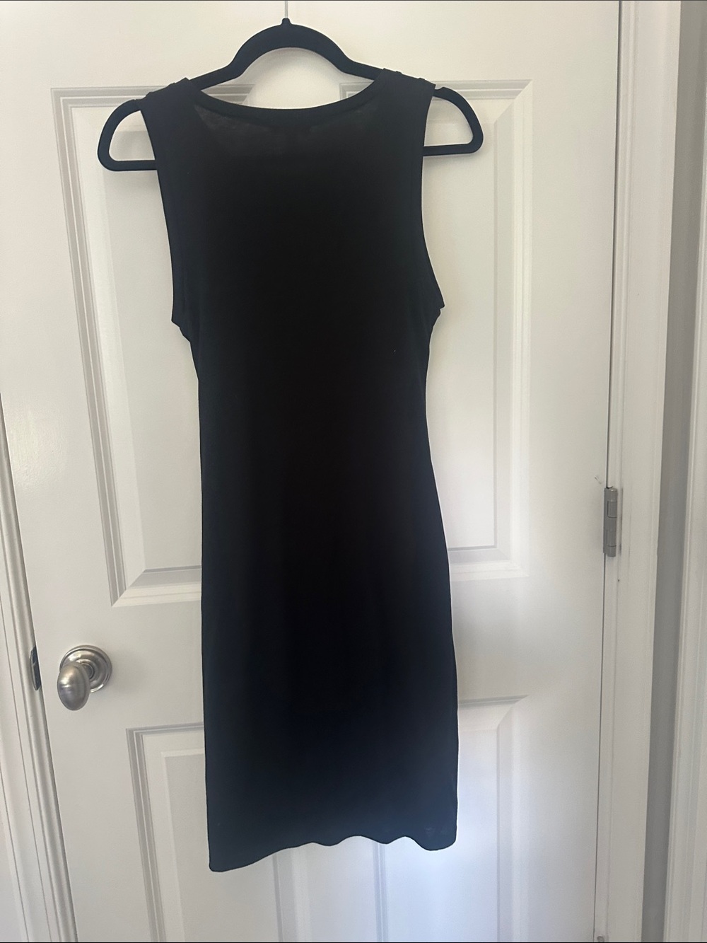 Leith Sleeveless Black Tank Dress - Picture 4 of 4